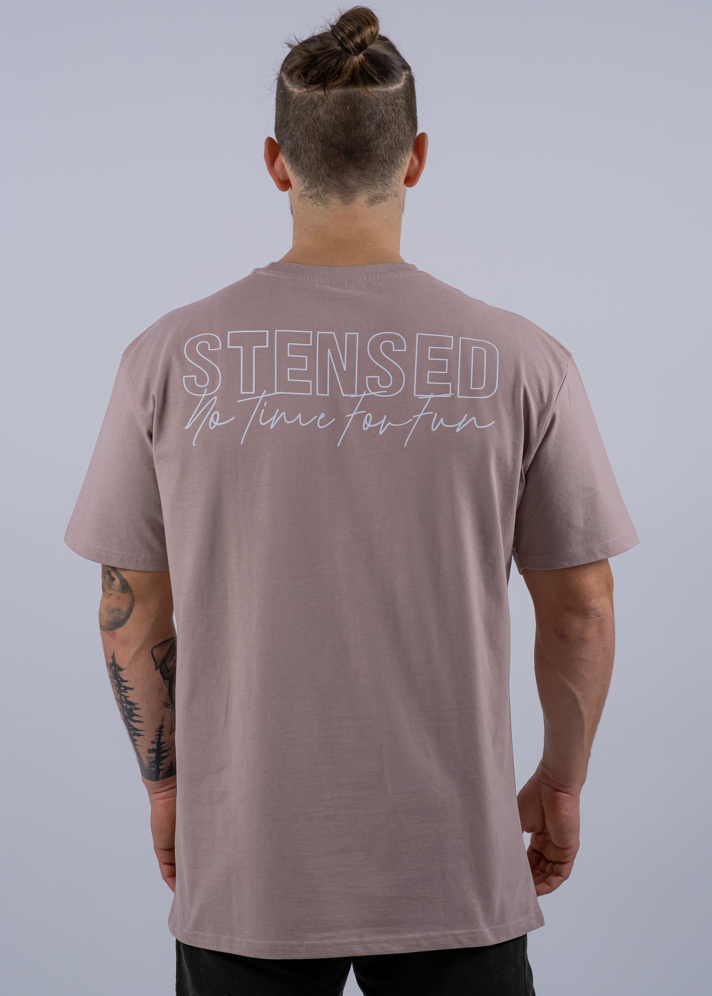 T-shirt STENSED Oversize Dusk Rose