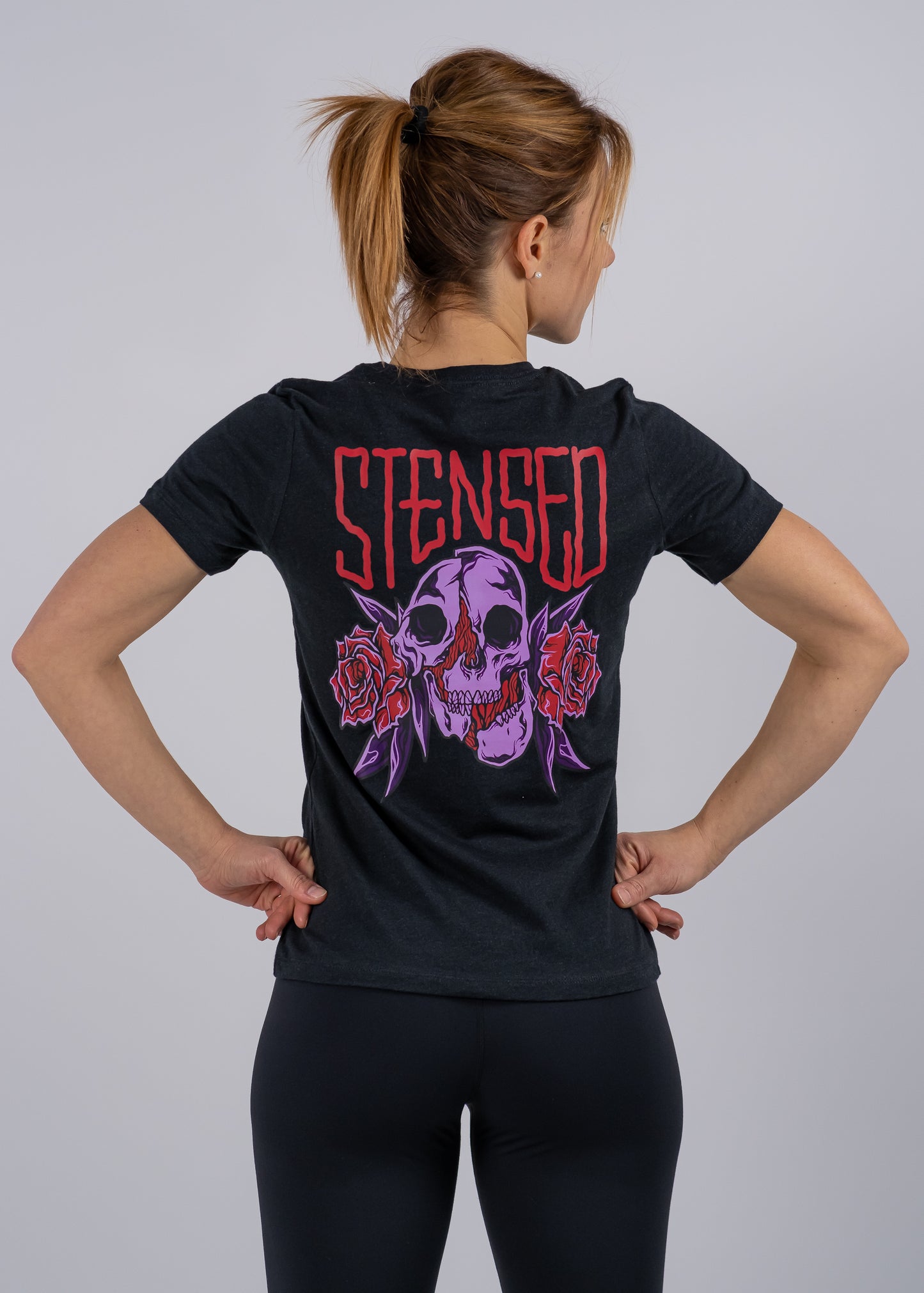 T-shirt STENSED Skull Femme